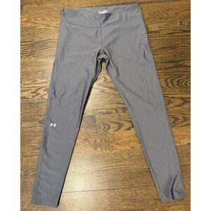 Under Armour Compression Leggings Womens XL Gray Athletic Gym Workout